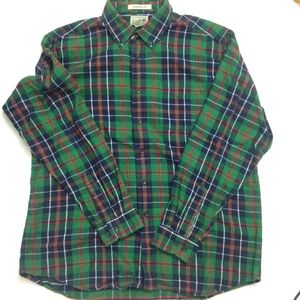 LL bean flannel size Large